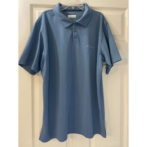 Columbia Men's Short‎ Sleeve Polo Shirt Size L Golf